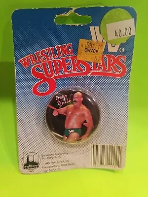 Vintage WWF 1985 Titan Sports Wrestling Superstars Pin Button Iron SHEIK RARE  • $29.99