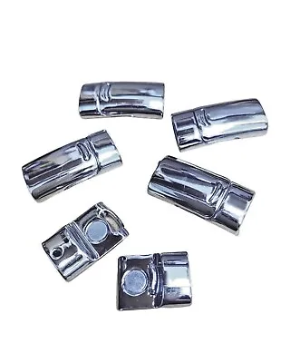 £3.99 • Buy Magnetic Clasps, Kumihimo Thread End Caps  Silver Plated  Nickle Free  K45-S
