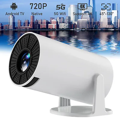 Mini Projector 10000 Lumen LED 4K 1080P WiFi Bluetooth UHD Portable Home Theater • $79.39