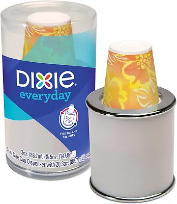 Dixie Disposable Paper Cup Dispenser For 3 Ounce Or 5 Ounce Bath Cups • $14.71