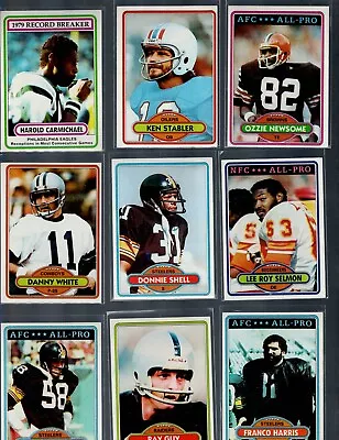 1980 Topps Football U Pick 1-528 • $1