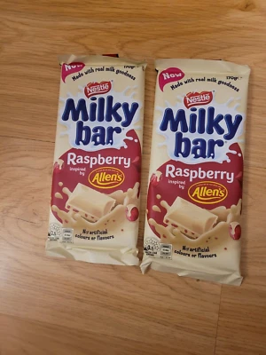 £13 • Buy Nestle Milky Bar Raspberry Chocolate Bar  Australian Import Allen's 170g X 2
