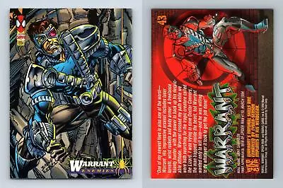 Warrant #43 The Amazing Spider-Man 1994 Fleer Trading Card • £0.99