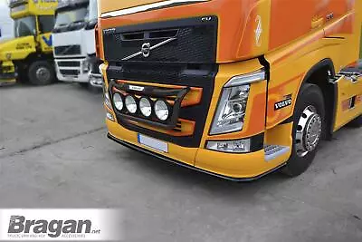 Under Bumper Bar To Fit Volvo FH5 2021+ Front Bumper Truck Accessory - BLACK • $876.11