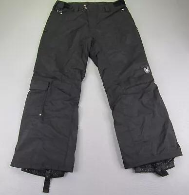 Spyder Pants Mens Large Black XT 5000 Ski Snowboard Snow Waterproof Winter • $49.97