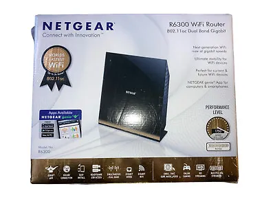 Netgear Model R6300 1750Mbps  5 Port Wireless Smart Wi Fi Router • $13.90