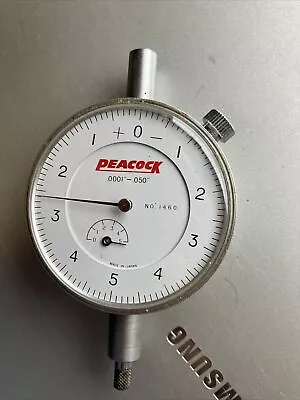 Vtg Peacock Metric PIC-TEST Dial Test Indicator No. 1460 NEW .0001 -.050  Japan  • $120