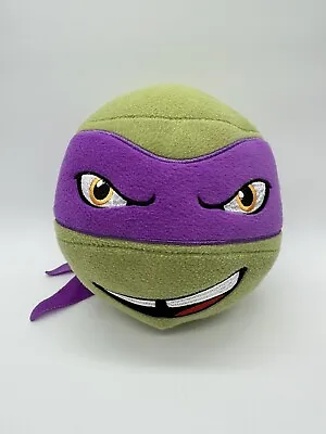 Teenage Mutant Ninja Turtles Donatello Plush Stuffed Head Ball Pillow Purple • $9