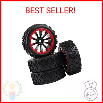 1/10 RC Car Tires 12mm Hex Wheels And Tires For 1/18 Truck 1/12 To 1/16 Buggy Sl • $16.99