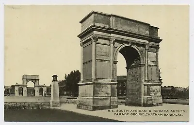 South Africa & Crimea Arches Chatham Barracks Kent Vintage Postcard H24 • £3.99