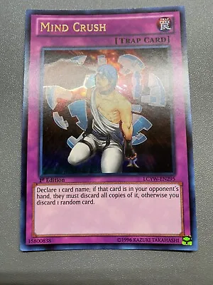 Yu-Gi-Oh! Mind Crush Ultra Rare 1st Edition LCYW-EN295 HP • $5.23