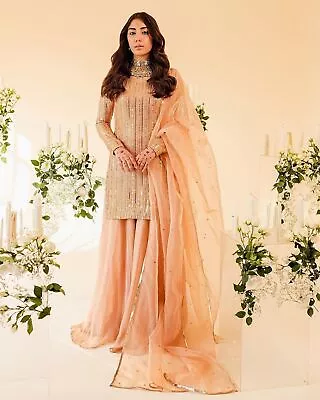 Salwar Kameez Pakistani Indian Suit New Wedding  Party Wear Dress Bollywood • $43.14