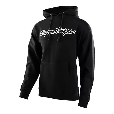 Troy Lee Designs TLD Mens Signature Pullover Hoodie Black Size XXLarge 2XL • $79.99