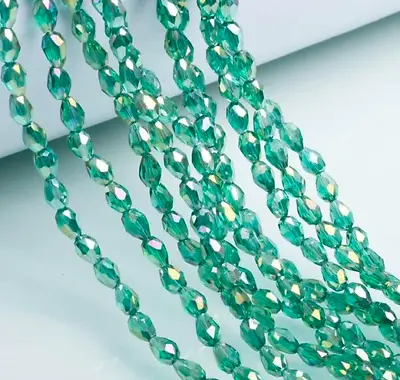 £2.49 • Buy Czech Glass Crystal Faceted Teardrop Beads Pear Rhinestone 4X6, 6x8,8X12,10X16mm