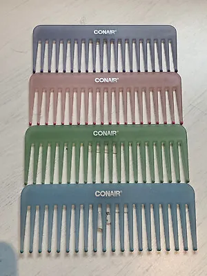 CONAIR Wide Tooth Comb Detangling Lift & Style  Ideal For WET Hair - 2-pack • £5.99