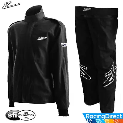 ZAMP ZR-10 SFI-1 Auto Racing Suit- 2-Piece Jacket And Pants - SFI 3.2A/1 Rated • $155