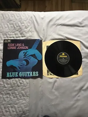 Eddie Lang & Lonnie Johnson-Blue Guitars 1967 1st Press Parlophone Mono Lp • £30