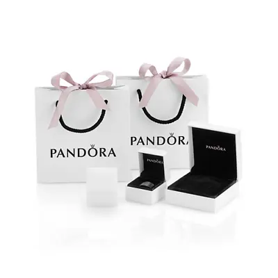 Genuine PANDORA Gift Bag Charm Box BagVelvet Pouch Ring Box Bracelets Box • £10.75