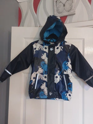 £4.50 • Buy Boys Dinosaur Rain Coat By Lupilu Age 4-5 Years Hooded Great Condition 