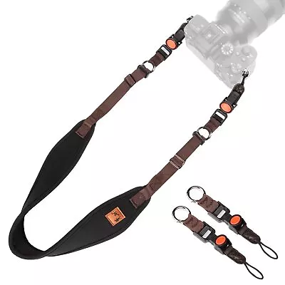 Cotton Rope Camera Neck Strap Vintage Shoulder Strap Leather Lanyard • $19.99