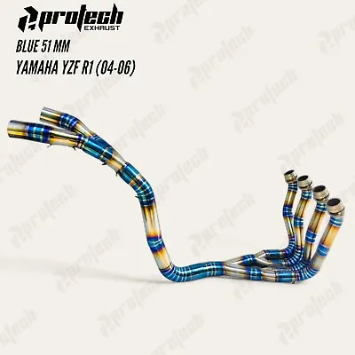 Exhaust Pipe System Yamaha YZF R1 2004-2006 Motorcycle Header Front Link Muffler • $500