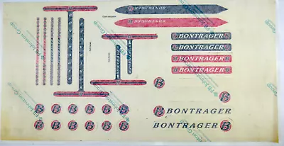 Bontrager Frame Protector Sticker Sheet ORIGINAL Vintage Bike Chainstay NOS  • $36