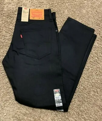 Levi's 502 Regular Taper Fit Jeans WStretch Very Dark Gray Men's  RT$69 0008 J2 • $39.99