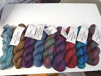 Cascade Heritage Wave Fingering Sock ~ Superwash Wool Nylon Yarn ~15 COLORS • $12.99