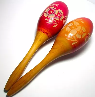 Vintage Mexico 12  Maracas Bufadora • $19.99