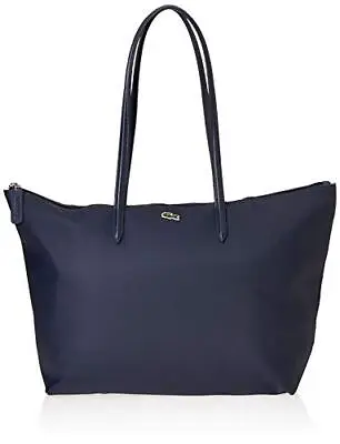 [Lacoste] L.12.12 Petite Pique Large Tote Bag NF1888PO Navy • $348.14