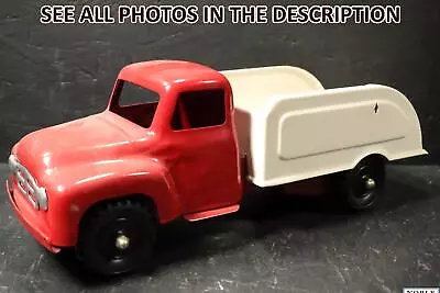 NobleSpirit No Reserve (CC) Vintage Buddy L Pressed Steel Red & White Truck • $0.99