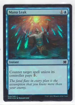 Magic Mana Leak - Magic Weakening 050/249 MM2 C FOIL • $1.62