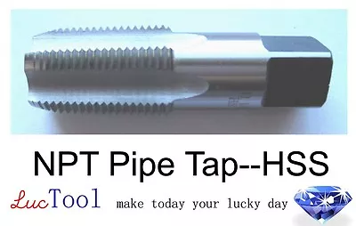 2-11 1/2 NPT Pipe Tap HSS 2-11.5 NPT Tap Taper Pipe Thread Bright Premium • $84