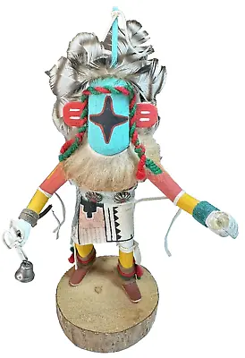 Kachina Doll Hand Carved & Painted 8  Tall Signed Chasing Star Benjamin Barney • $74.99