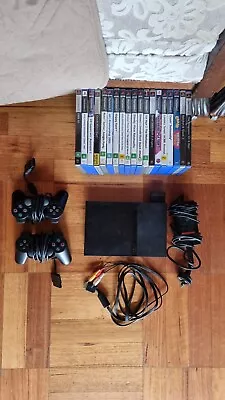 WORKING PLAYSTATION 2 Sony PlayStation 2 Slim Home Console - Black • $100