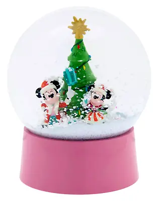 Disney Parks 2023 Santa Mickey And Minnie Mouse BOXED Holiday Snowglobe New • $47.49