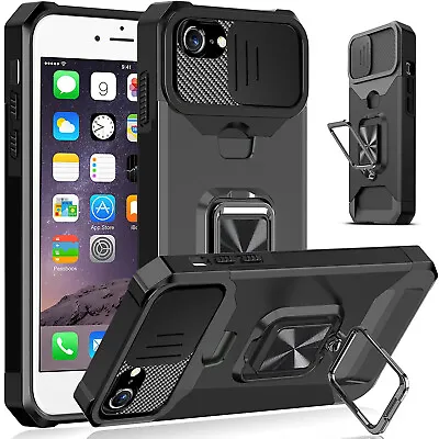 $22.99 • Buy For Apple IPhone 6 6s 7 8 X XS Armour Heavy Duty Tough Stand Case With CARD SLOT