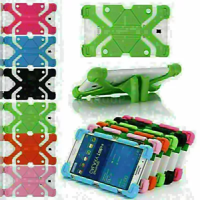 Universal Case For Samsung 7 8  Tablet Kids Shockproof Adjustable Silicone Cover • $8.89