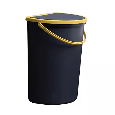 Wall Mounted Trash Can Plastic Container With Lid Small Compost Bin • £14.19