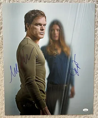 Michael C Hall & Jennifer Carpenter Signed 16x20 Autograph Photo. DEXTER. JSA • $179.99