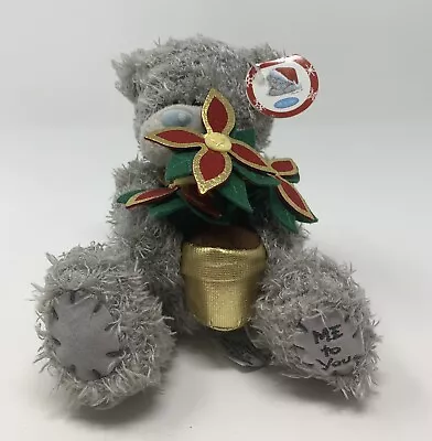 Carte Blanche Me To You Bear W/ Poinsettia Christmas Plush Stuffed Animal Toy 5” • $24