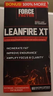 $32.99 • Buy Force Factor Leanfire XT Fat Burner Supplement - 60 Capsules