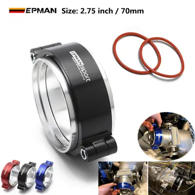 $30.99 • Buy Exhaust V-band Clamp High Pressure Al Alloy For 2.75  OD Turbo/ Intercooler Pipe