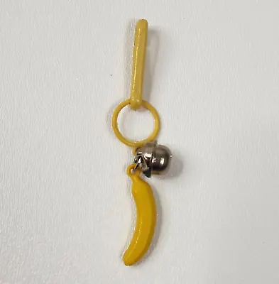 Vintage 1980s Plastic Bell Charm Banana For 80s Necklace • $24.55