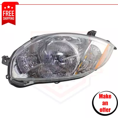 Headlight Halogen Left Side For 2008-2012 Mitsubishi Eclipse GS GT Hatchback • $338.99