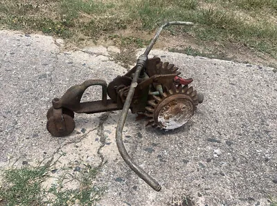 Vintage Cast Iron National Walking Lawn Sprinkler Tractor Springfield Lincoln A5 • $199