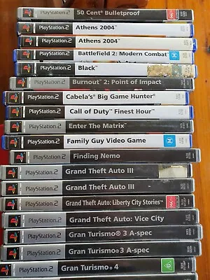 PlayStation 2 Games All Sorts. Select From The Drop-down List. Cheers • $10