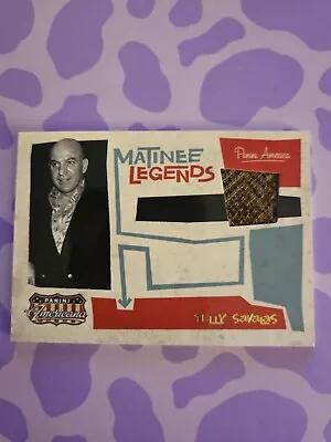 2011 Panini Matineee Legends Relic Card #15 Telly Savalas • $2.99