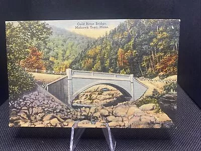 POSTCARD: Cold River Bridge Mohawk Trail Massachusetts￼ F15 • $4.40