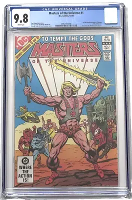 Masters Of The Universe #1 DC Comics CGC 9.8 1982 HE-MAN • $379.05